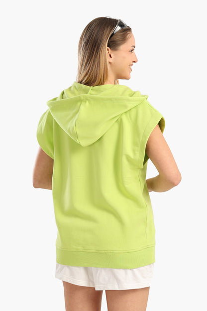 هودي صالة من مزيج القطن