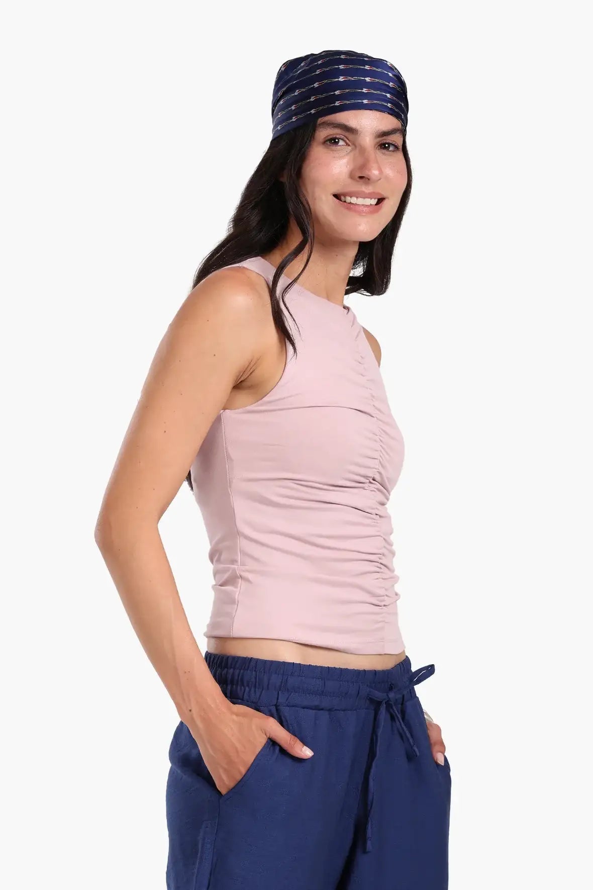 Ruched Front Tank Top