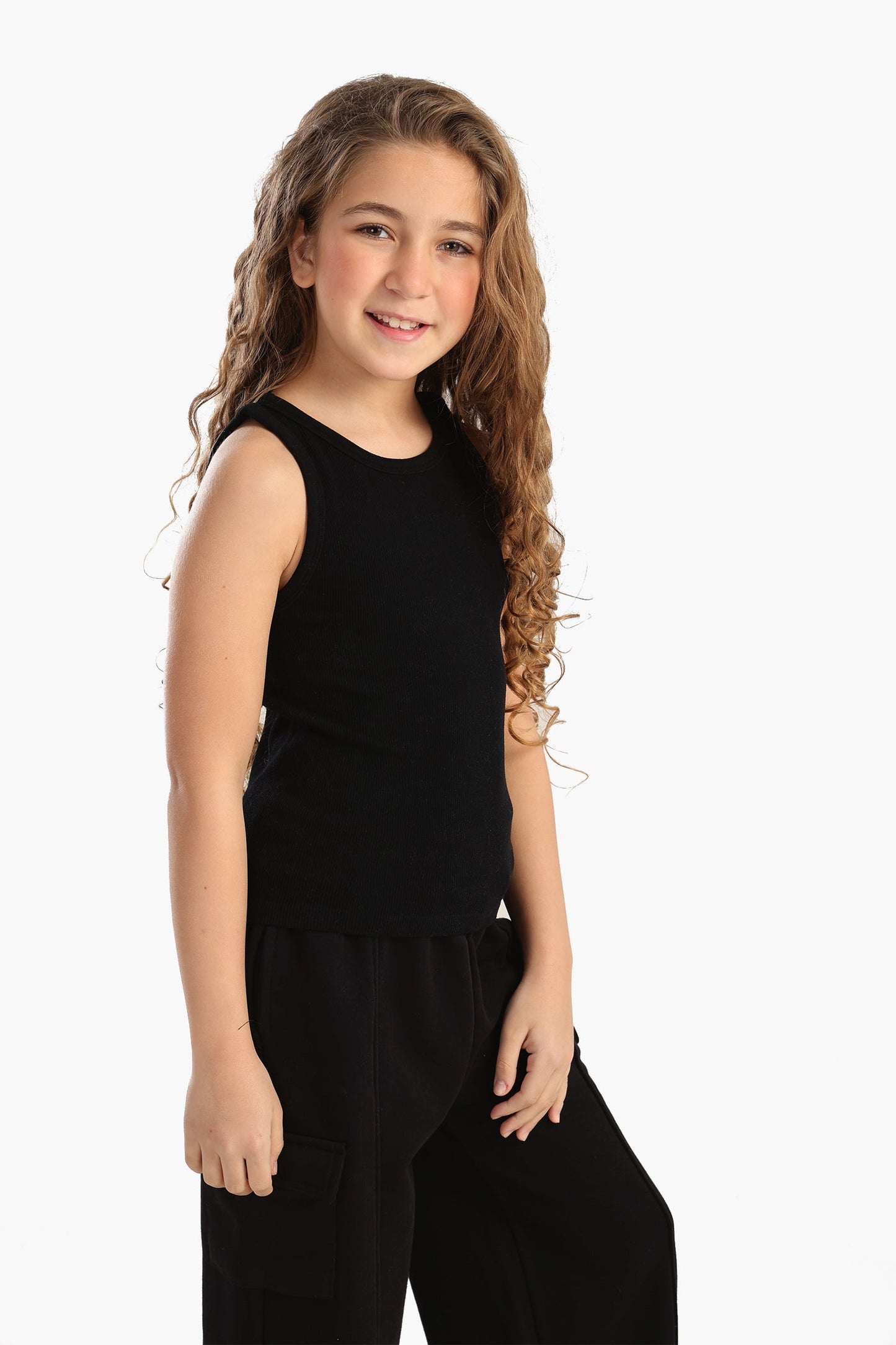 Ribbed Tank Top for Girls