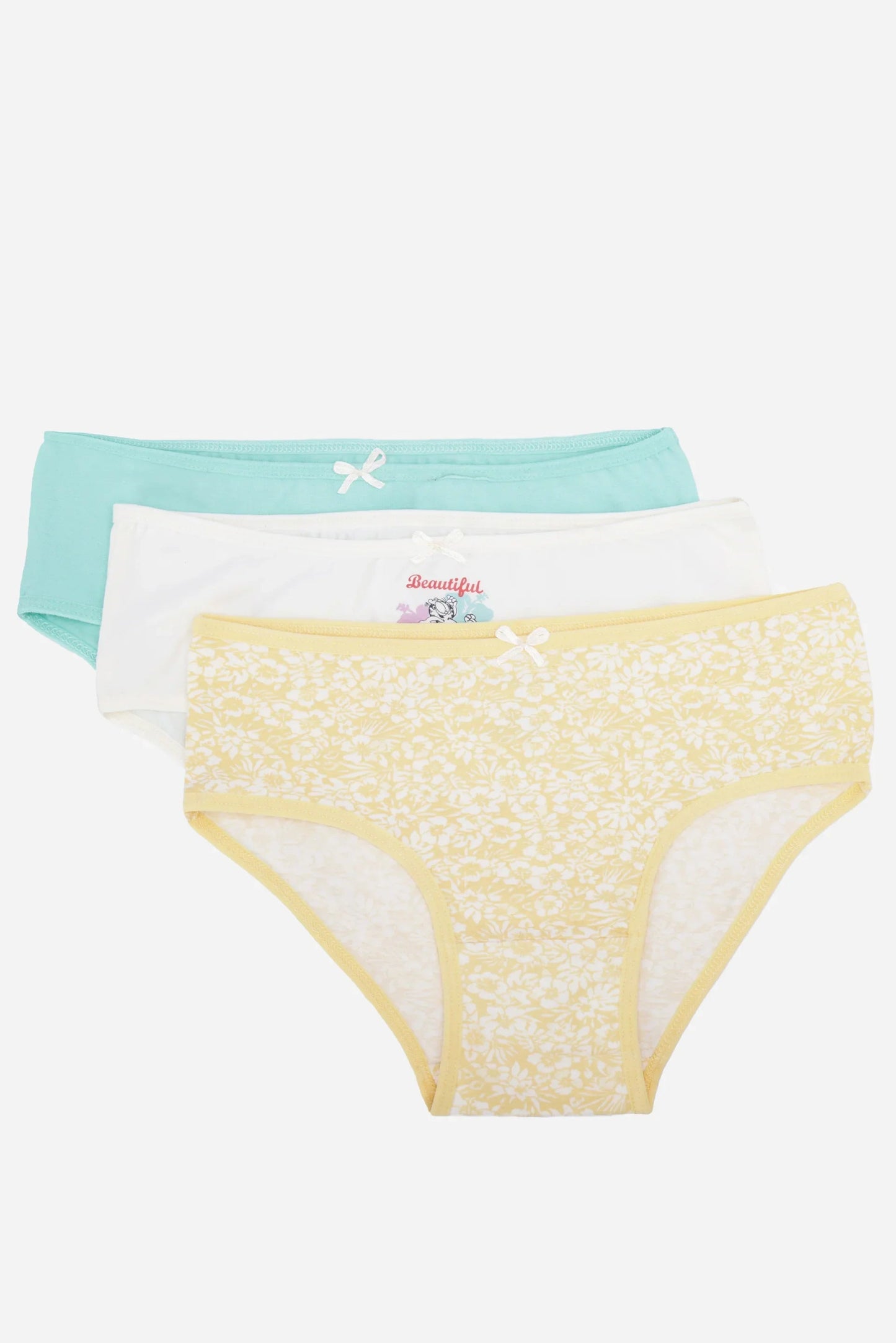 Pack of 3 Colored Brief Panties