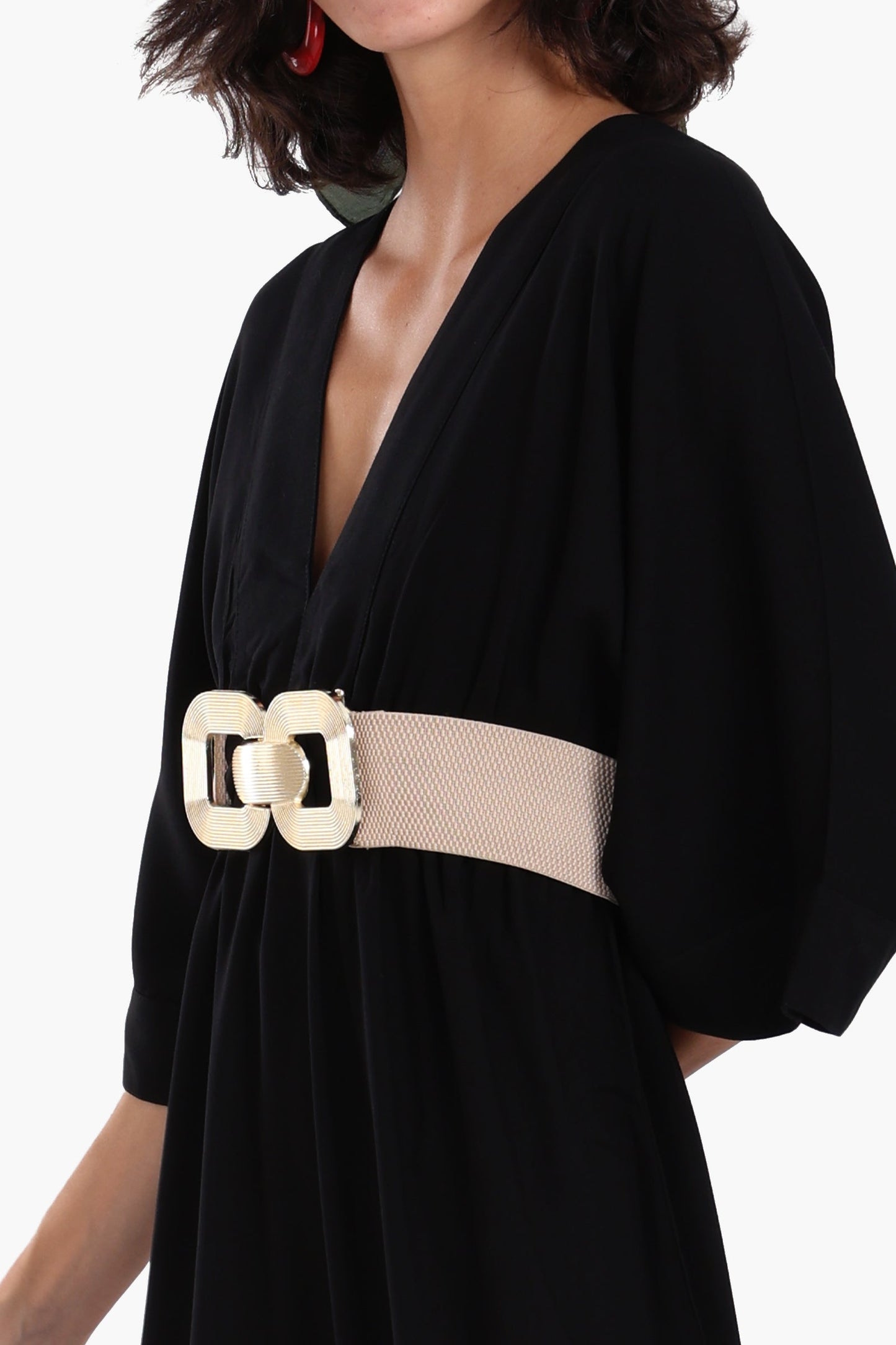 Deep V-Neck Maxi Dress