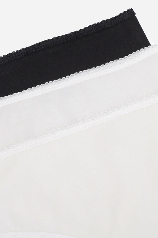 Cotton Full Brief Panties - Pack of 3