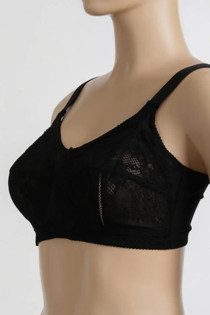Lace Wide Straps Minimizer Bra