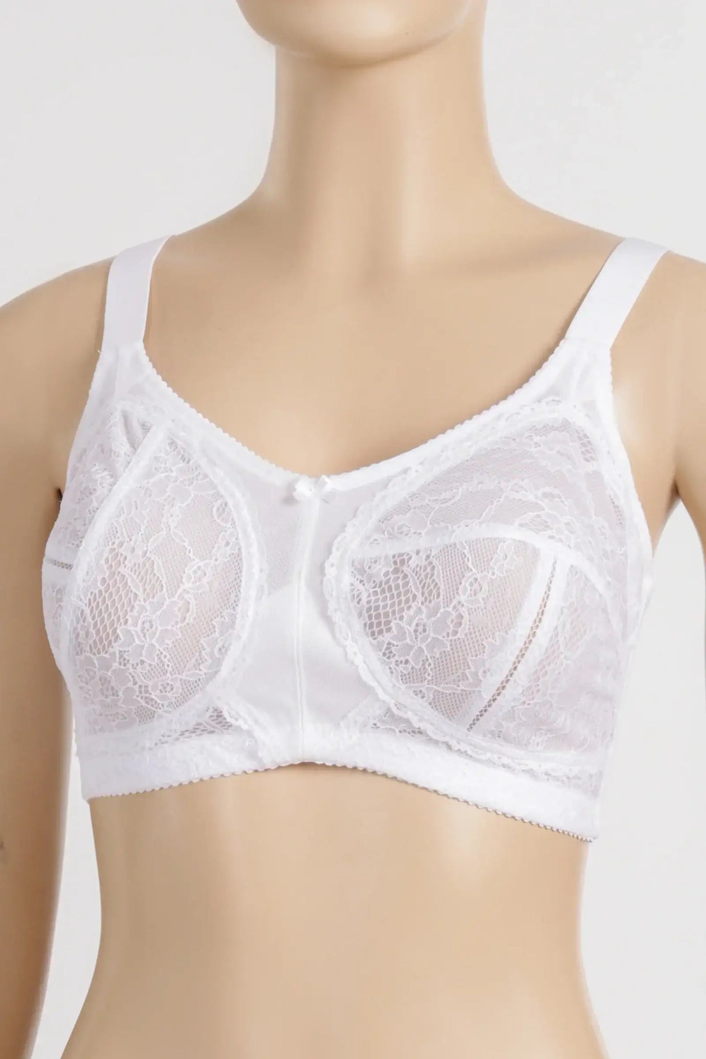 Lace Wide Straps Minimizer Bra