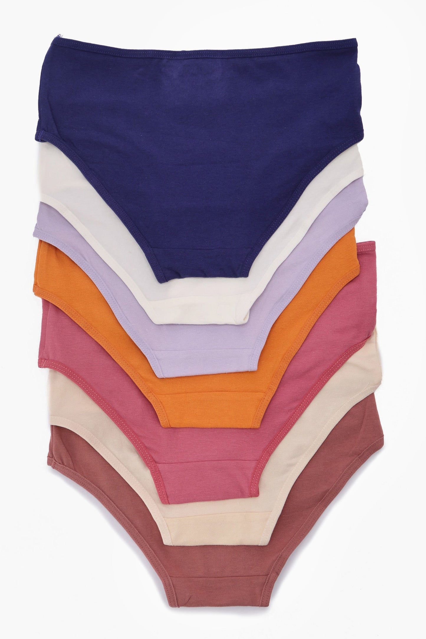 مجموعة من 7 سراويل داخلية ملونة