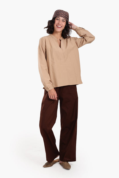 Mandarin Collar Shirt