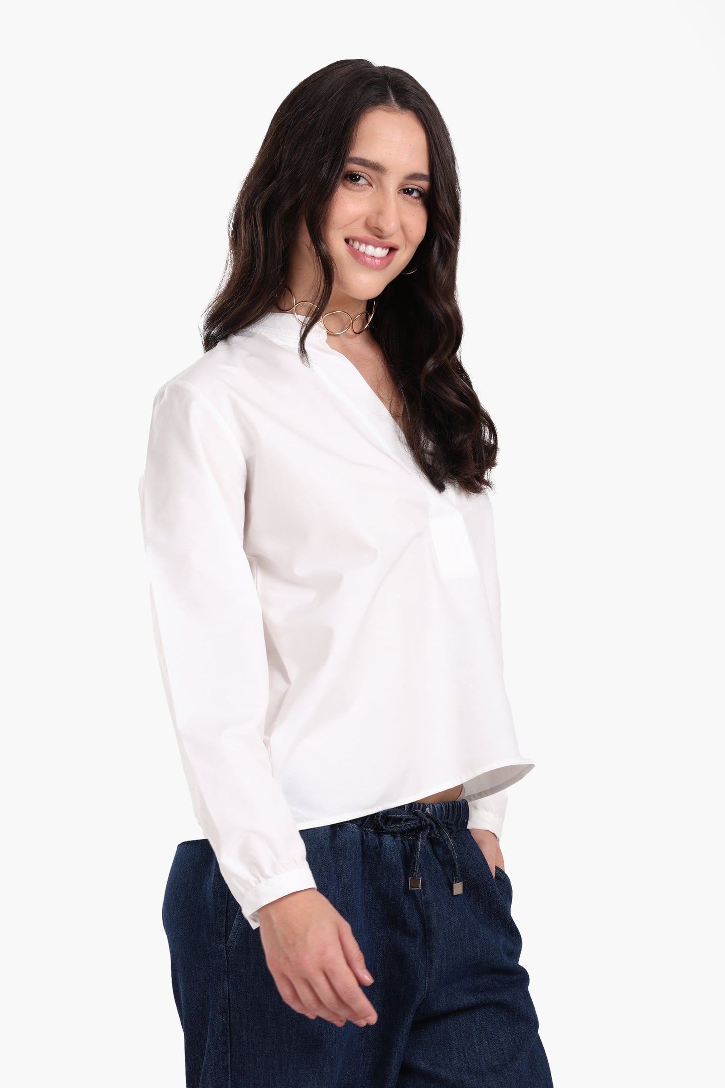 Mandarin Collar Shirt