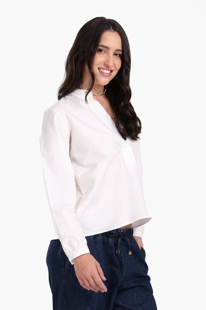 Mandarin Collar Shirt