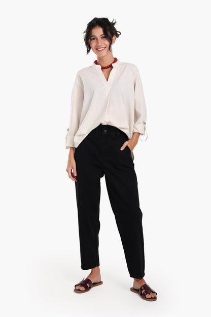 Relaxed Fit Lounge Blouse