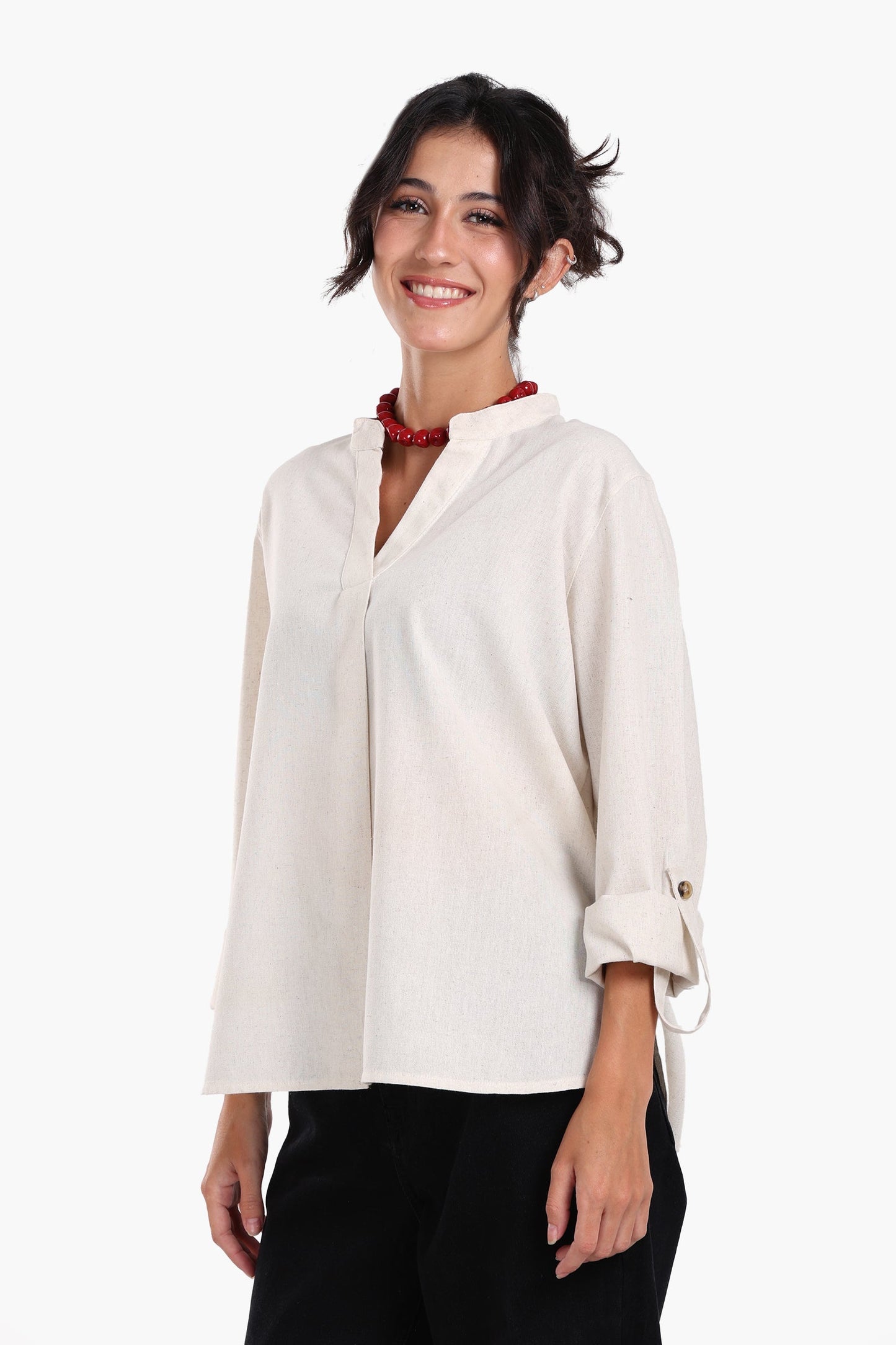 Relaxed Fit Lounge Blouse