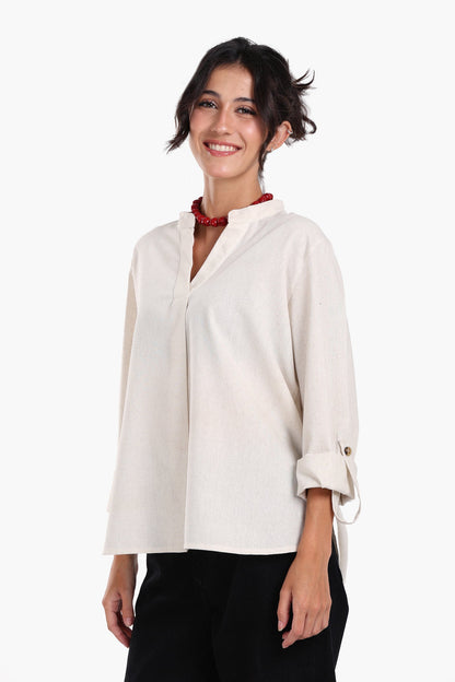 Relaxed Fit Lounge Blouse