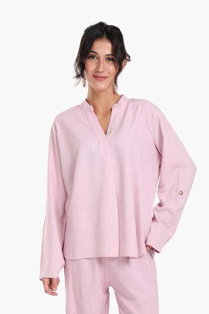 Relaxed Fit Lounge Blouse