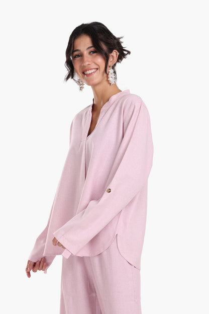 Relaxed Fit Lounge Blouse