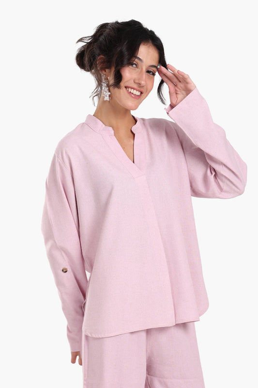 Relaxed Fit Lounge Blouse