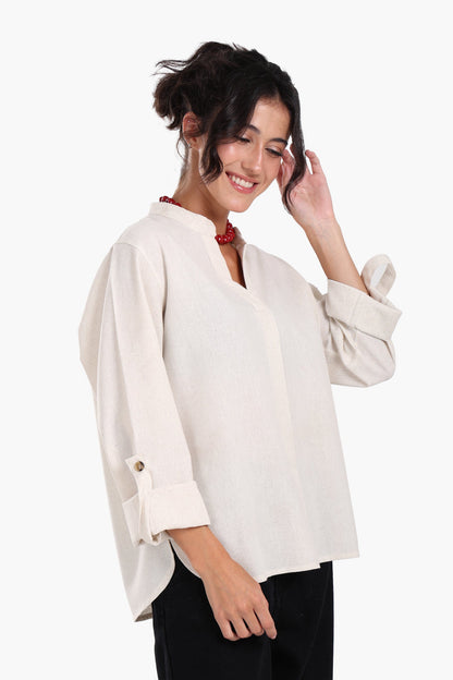 Relaxed Fit Lounge Blouse