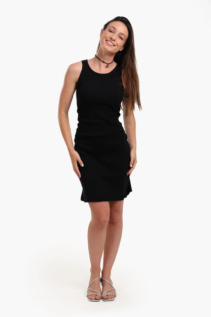 Ribbed Basic Dress