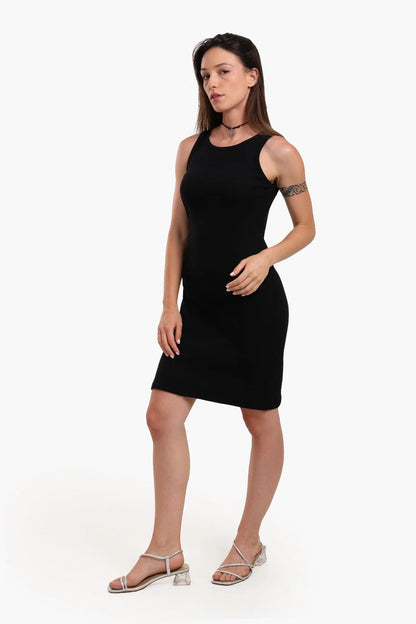 Ribbed Basic Dress