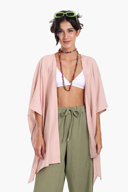 Asymmetrical Tencel Kimono