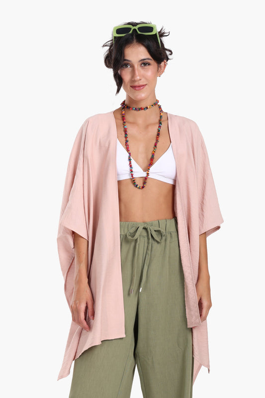 Asymmetrical Tencel Kimono