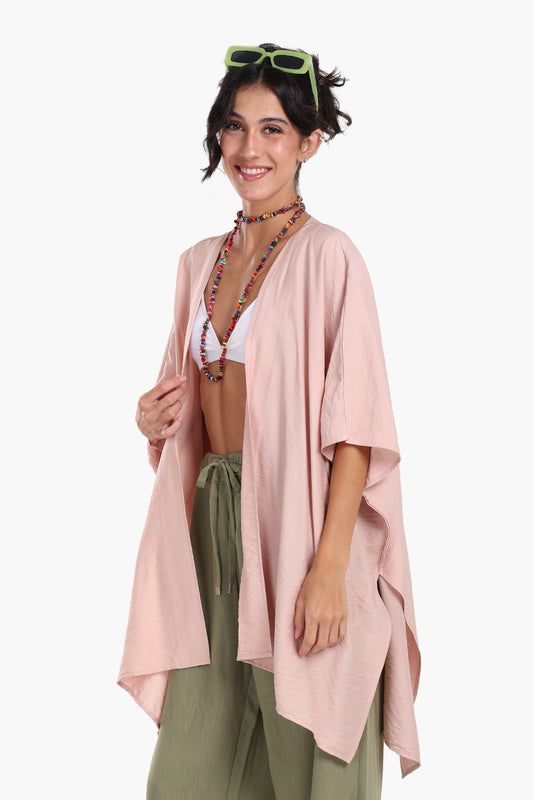 Asymmetrical Tencel Kimono