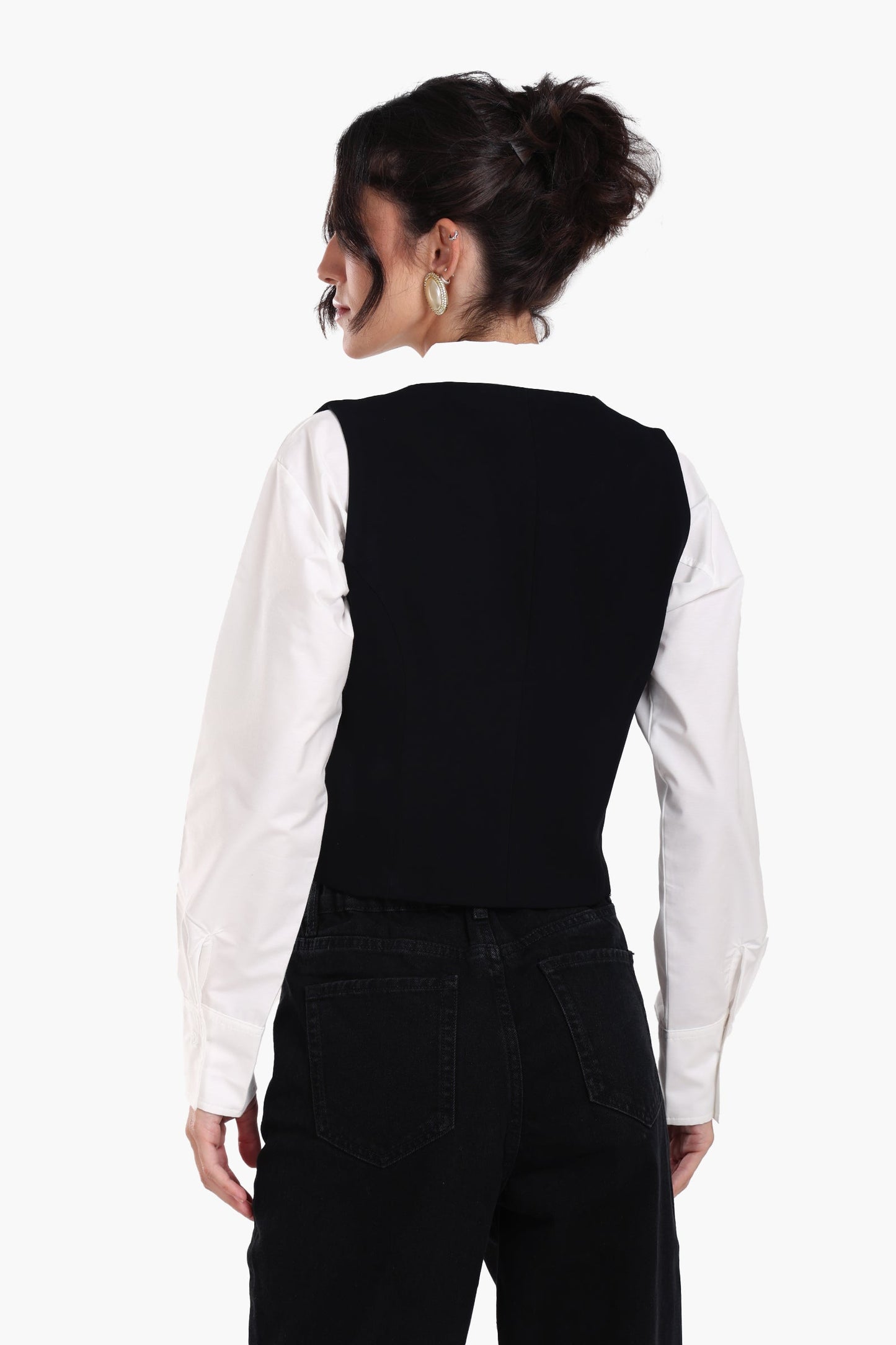 Asymmetrical Sleeveless Vest