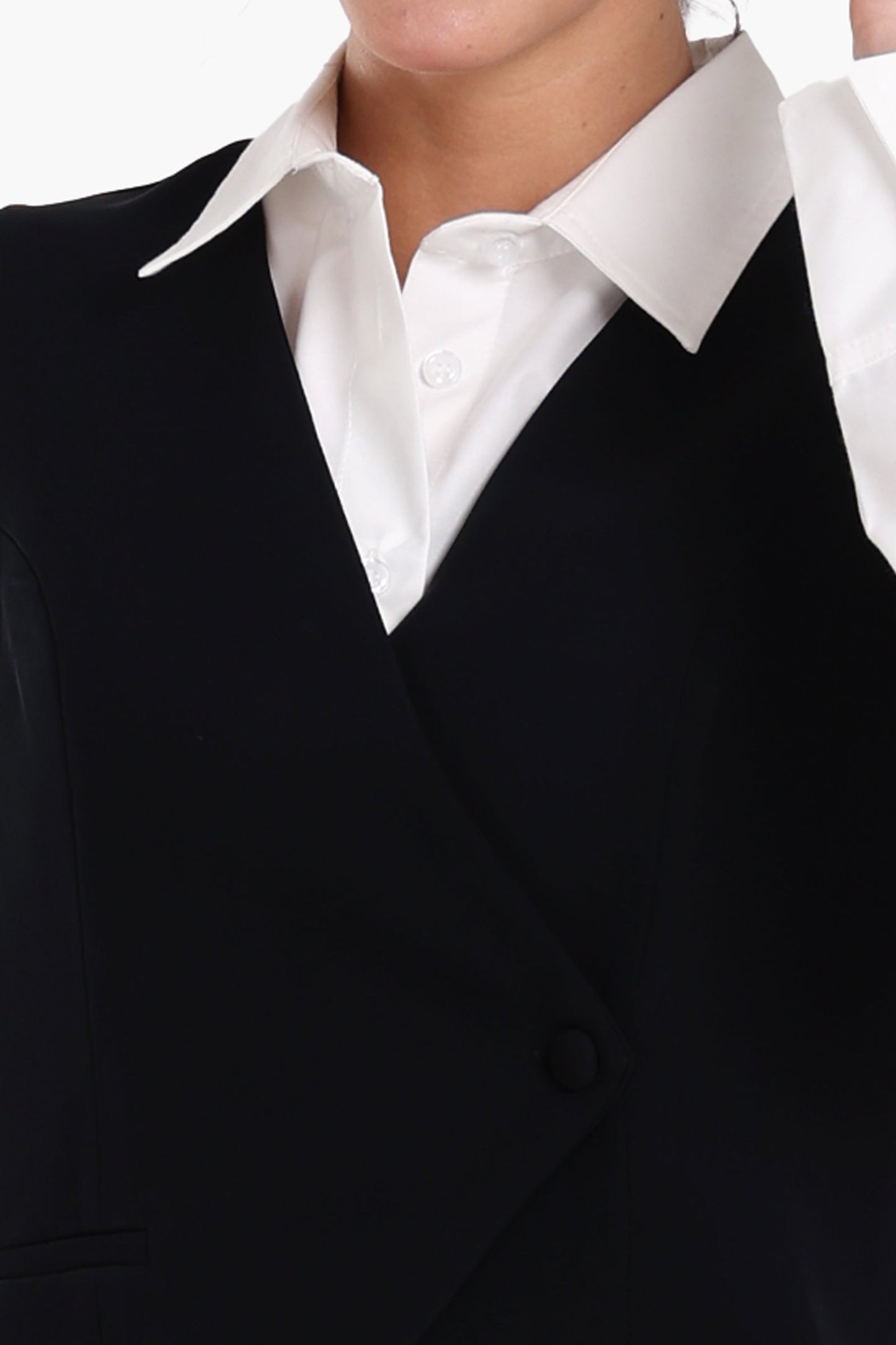 Asymmetrical Sleeveless Vest