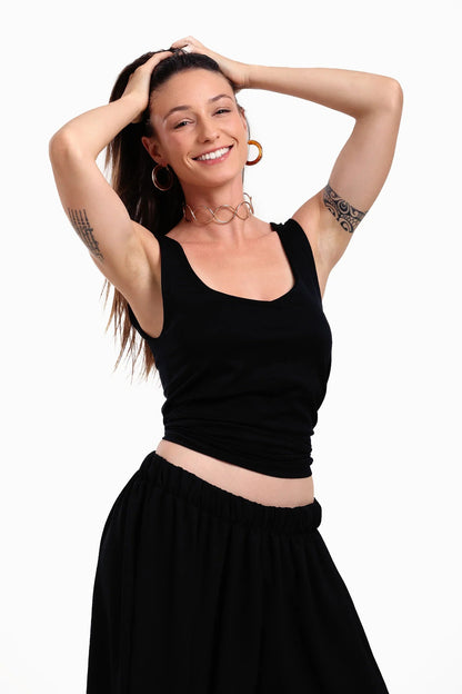 Sleeveless Basic Top