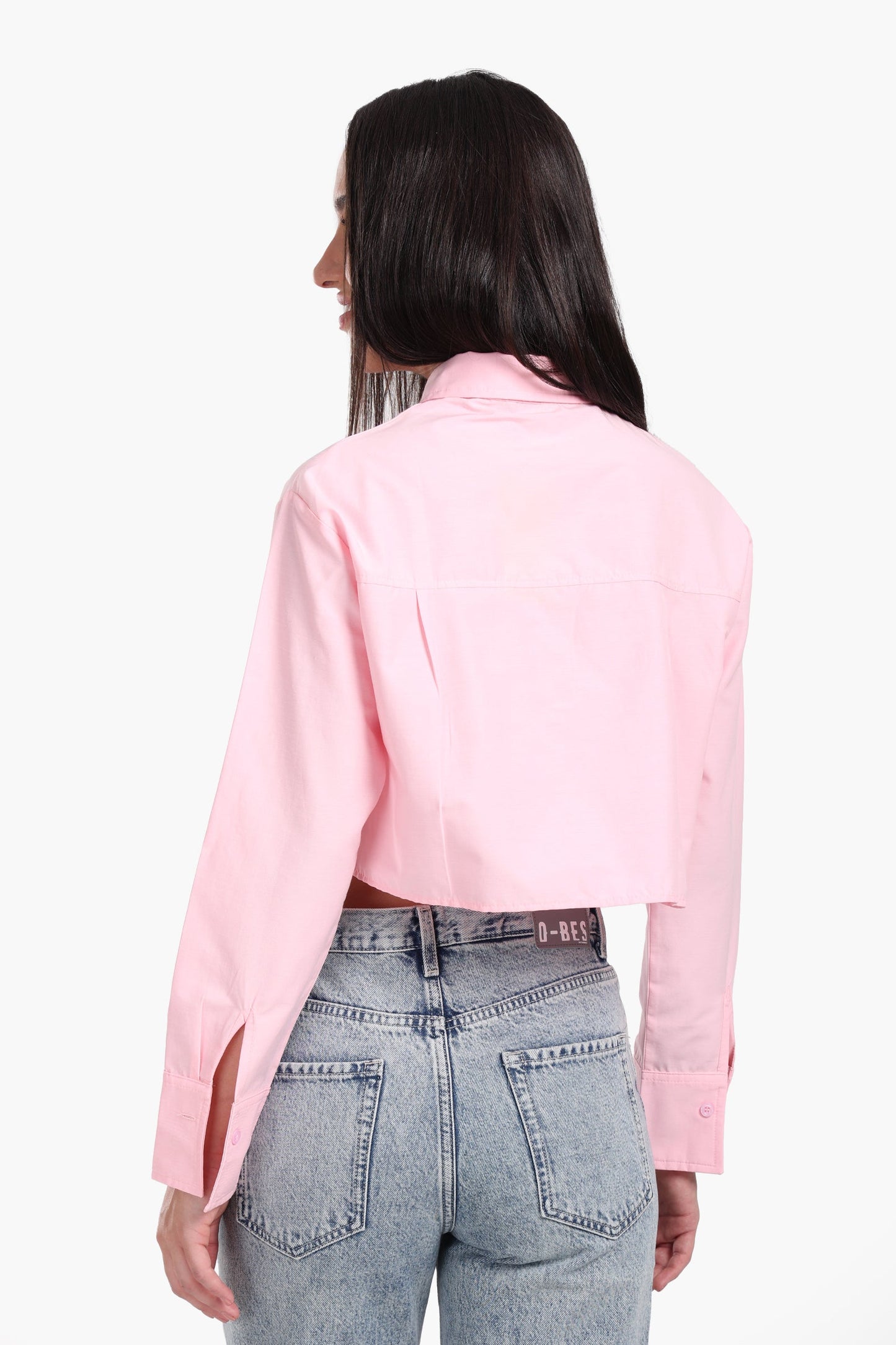 Cropped Viscose Shirt