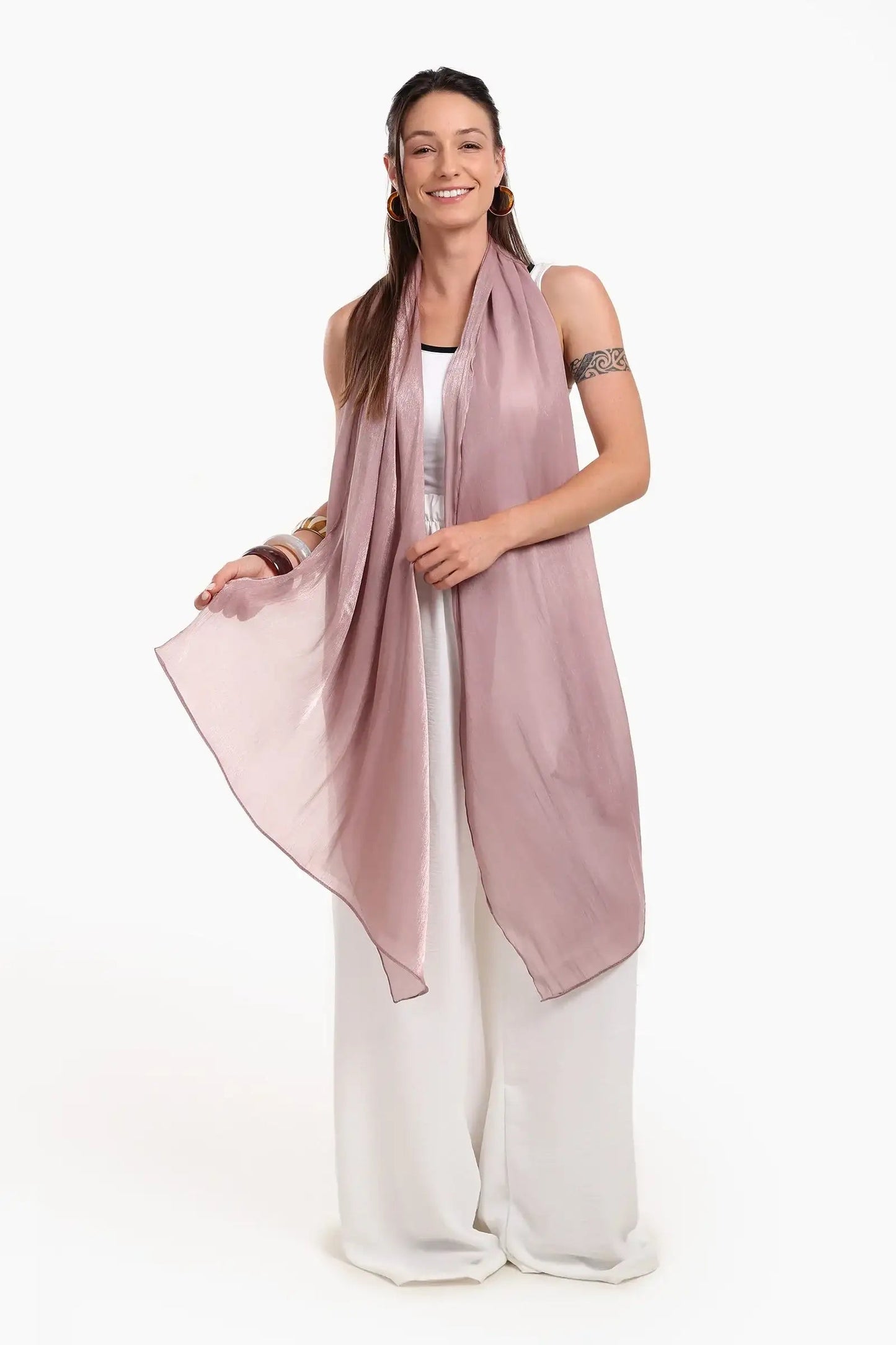 Organza Crinkle Scarf