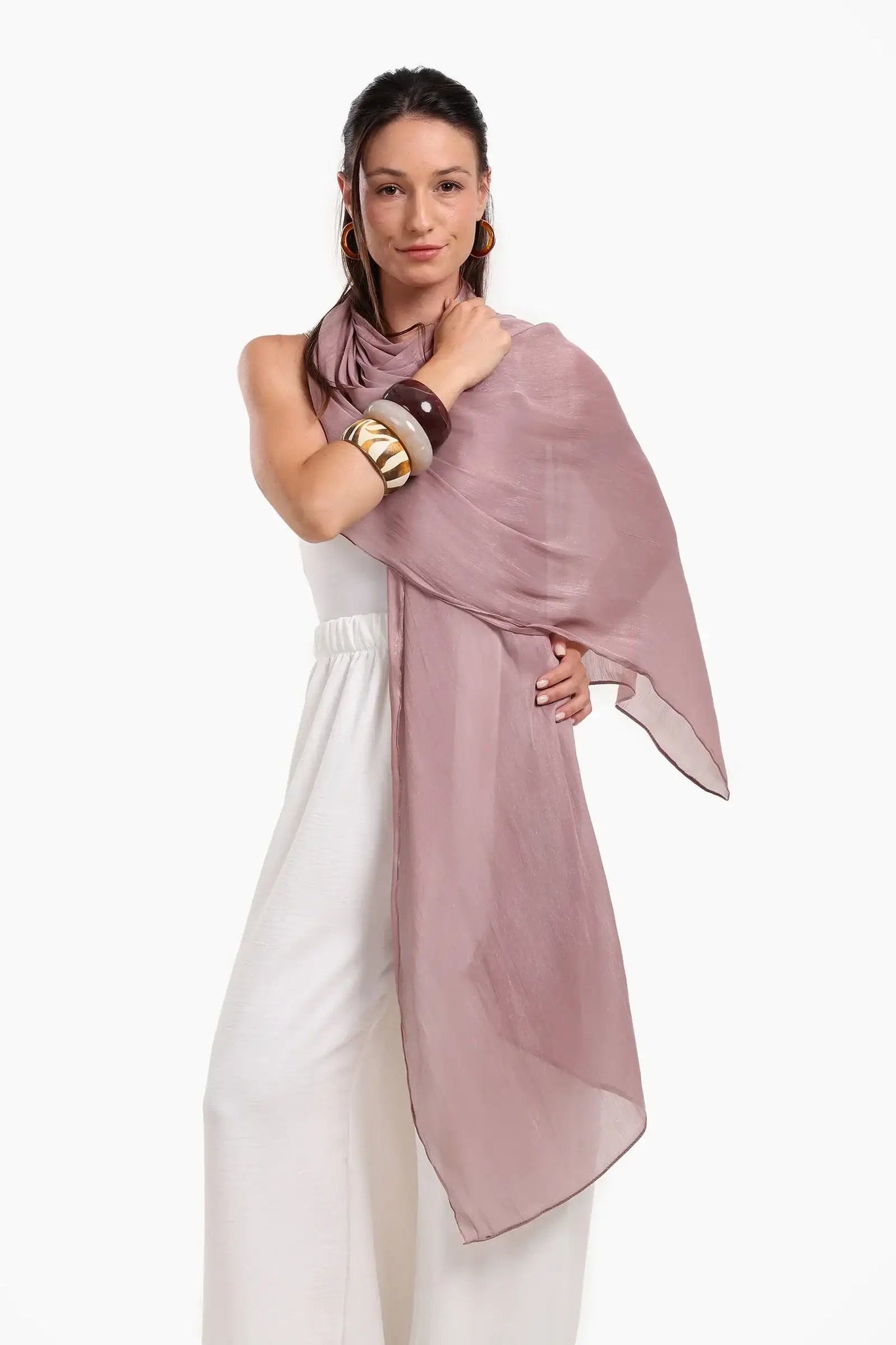 Organza Crinkle Scarf