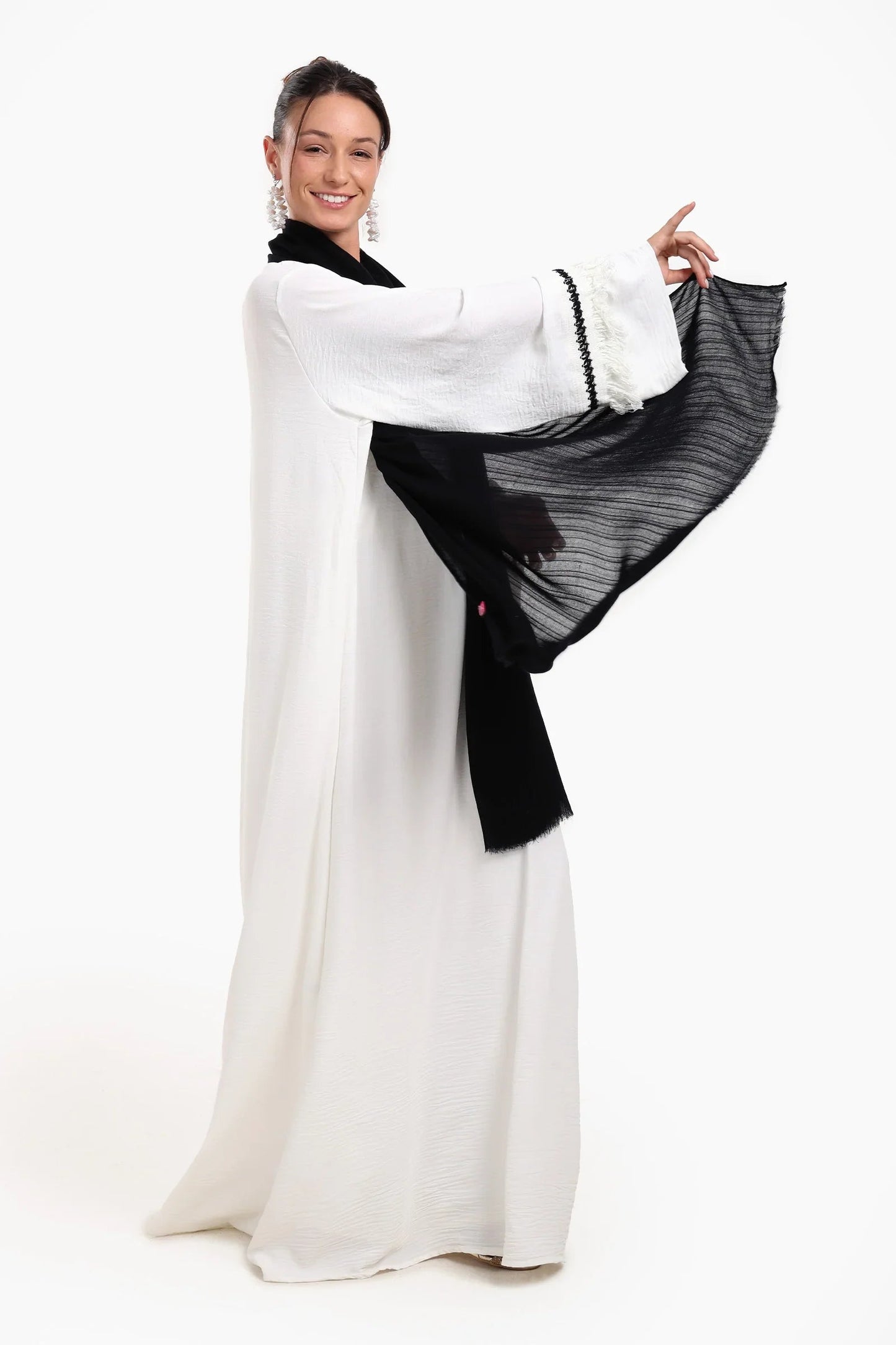 Striped Cotton Scarf