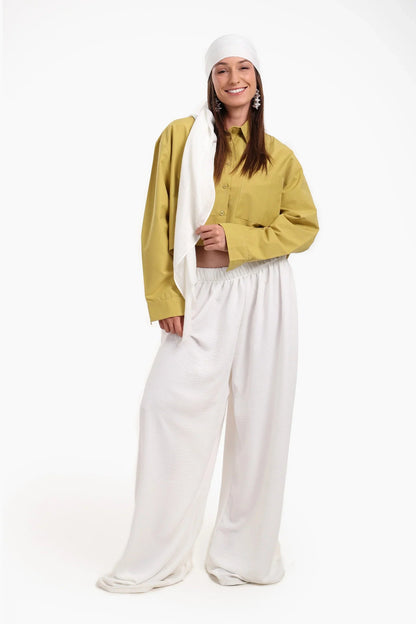 Striped Cotton Scarf