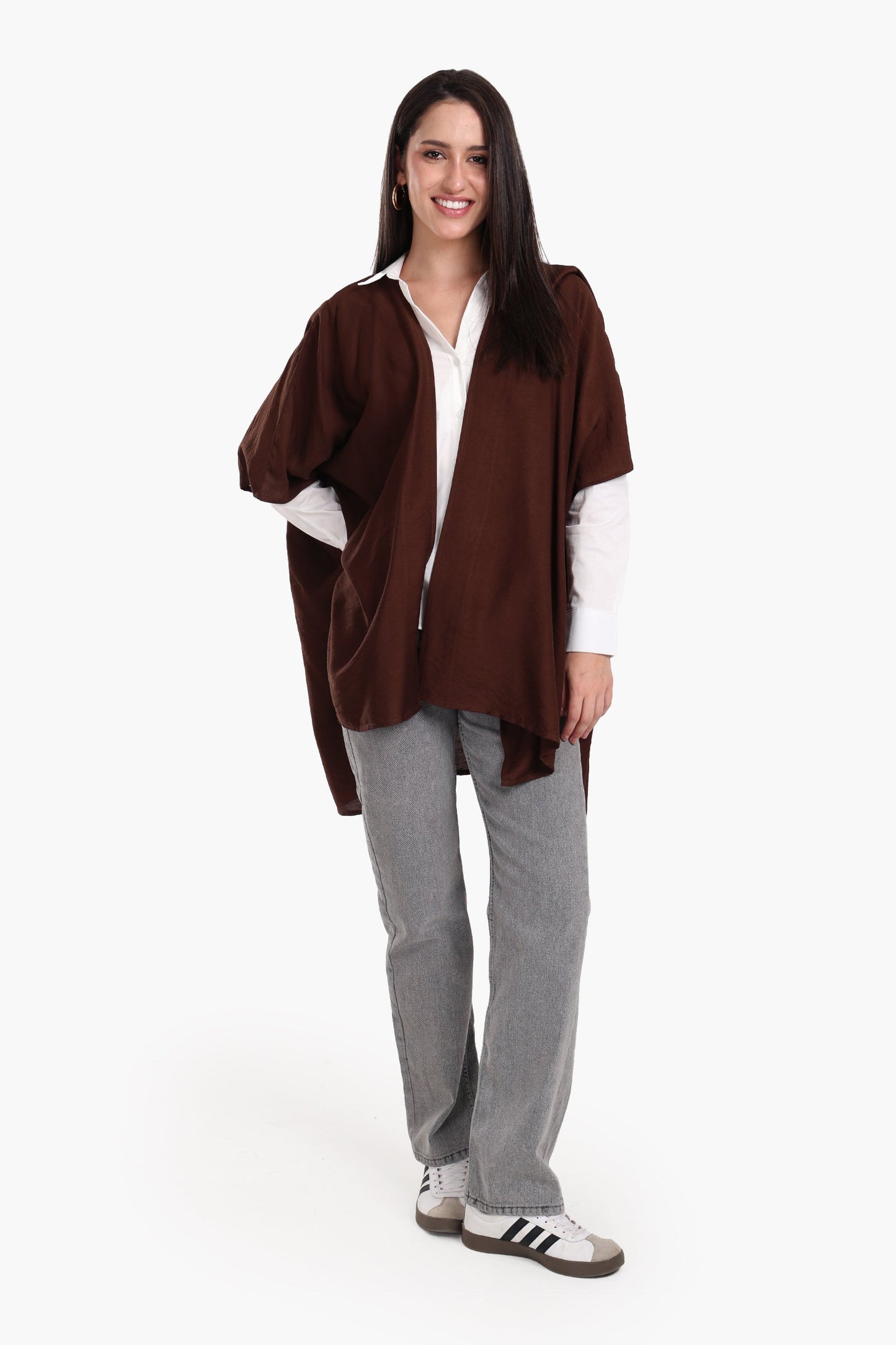 Asymmetrical Tencel Kimono