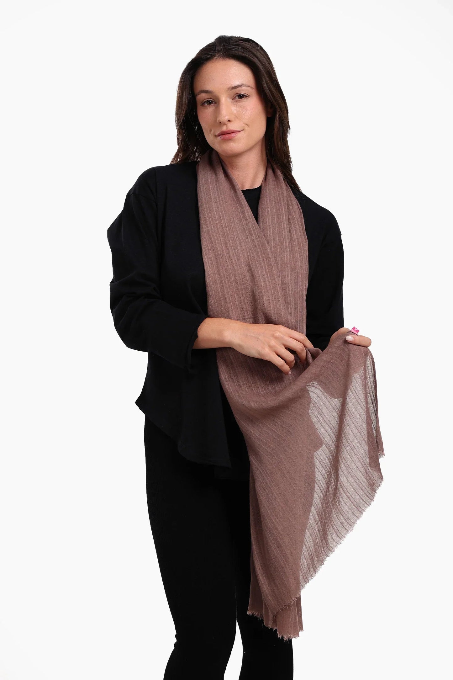 Striped Cotton Scarf