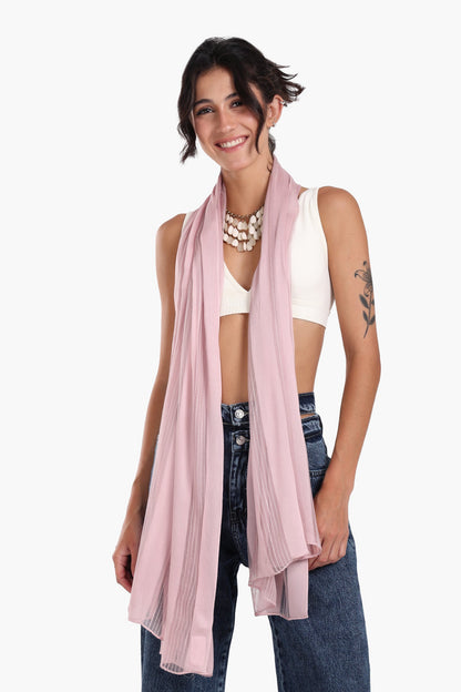 Essential Striped Satin Scarf
