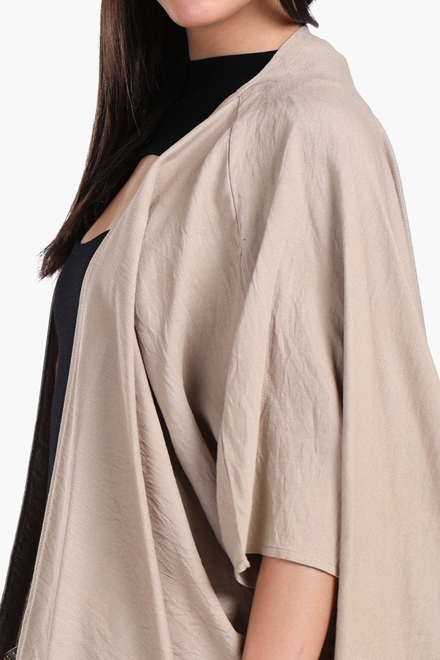 Asymmetrical Tencel Kimono