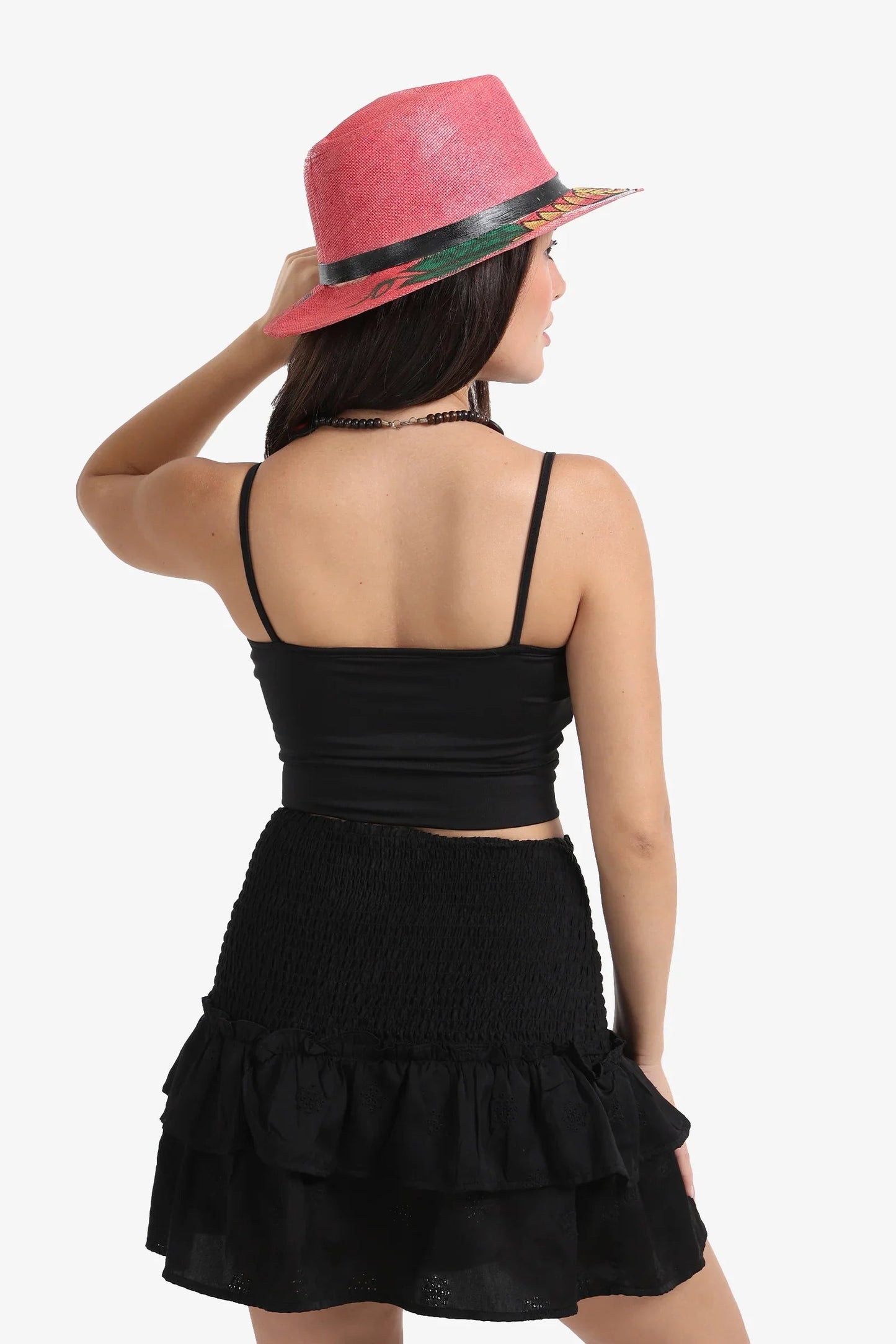 بلوزة بفتحة أمامية عند الخصر