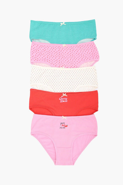 Pack of 5 Colored Brief Panties
