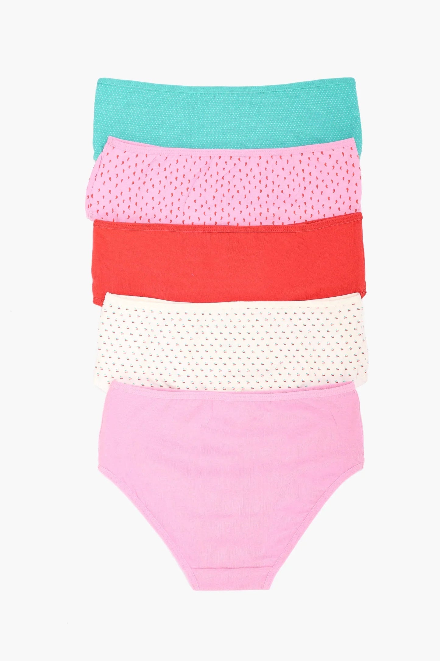 Pack of 5 Colored Brief Panties