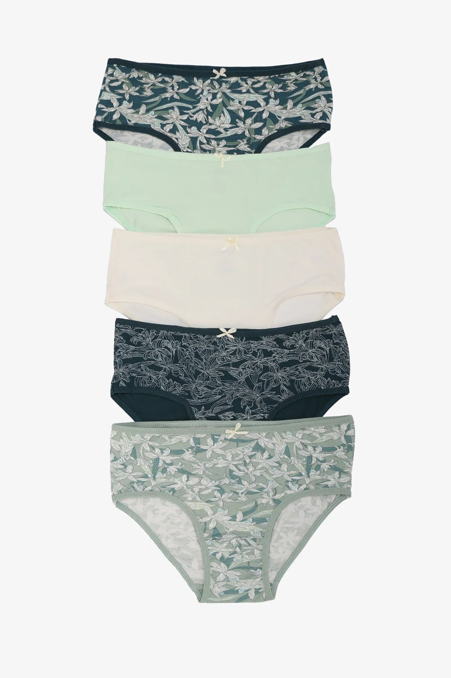 Pack of 5 Colored Brief Panties