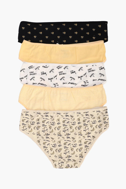 مجموعة من 5 سراويل بيكيني ملونة