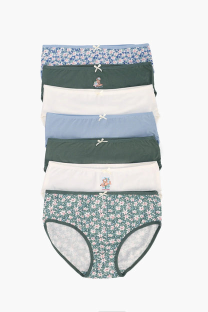 مجموعة من 7 سراويل داخلية للبنات