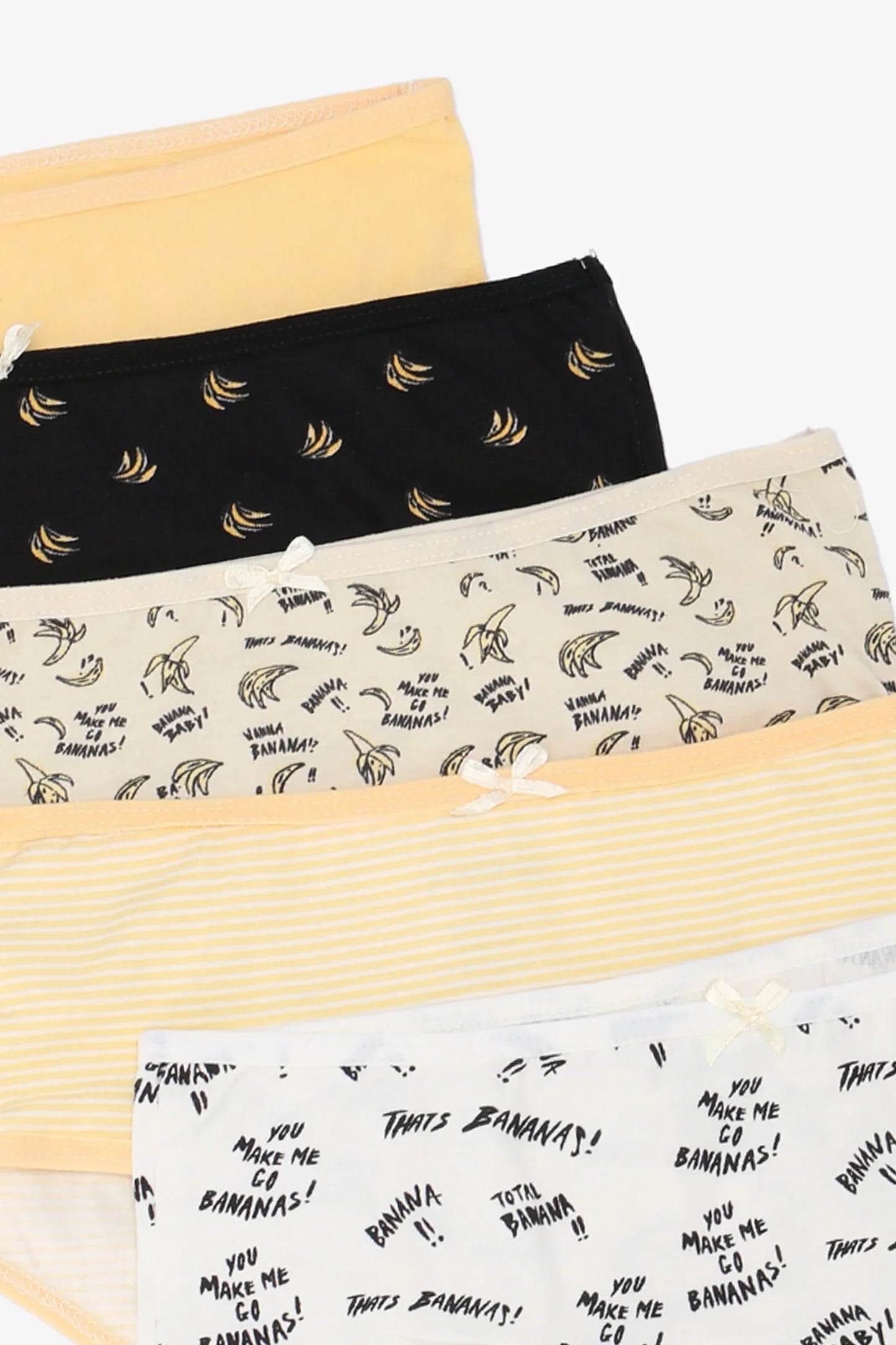 مجموعة من 5 سراويل داخلية ملونة