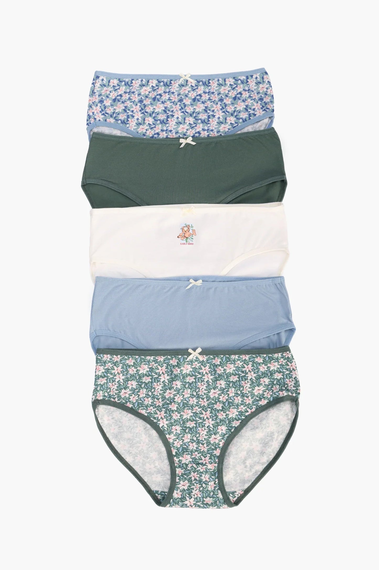 مجموعة من 5 سراويل داخلية للبنات