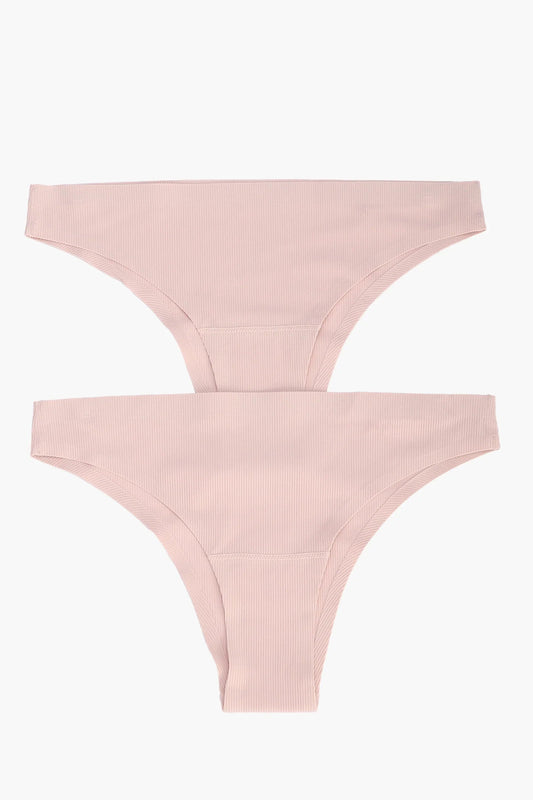 بيكيني داخلي مضلع بدون درزات - قطعتان