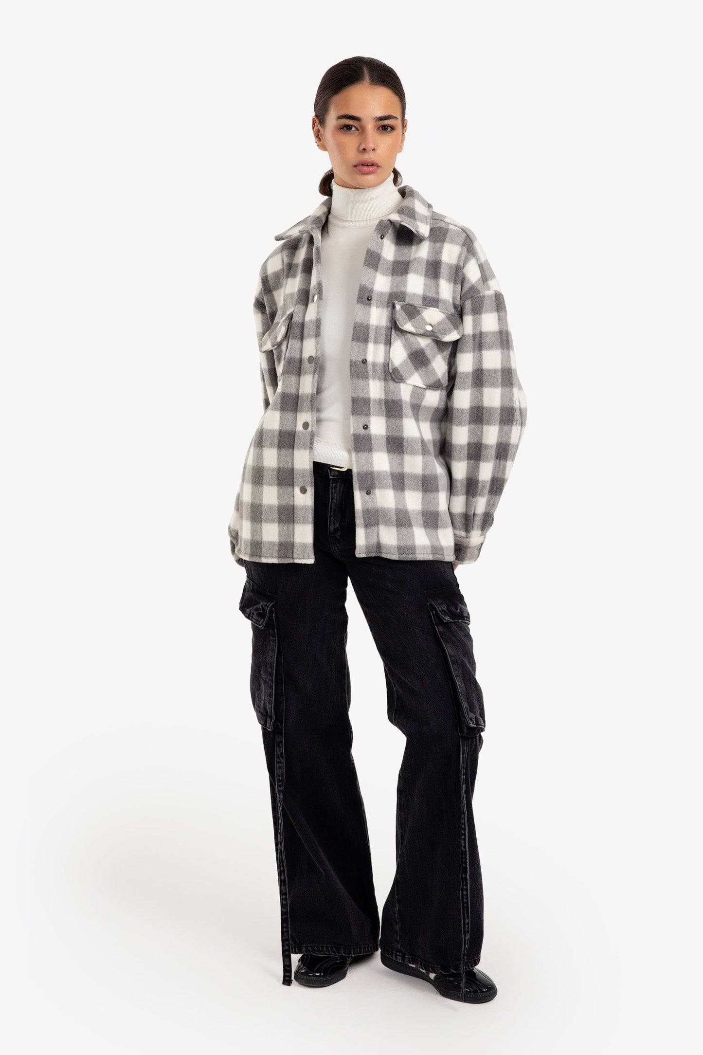 Plaid Buttoned Overshirt