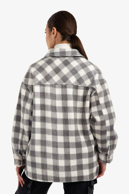 Plaid Buttoned Overshirt