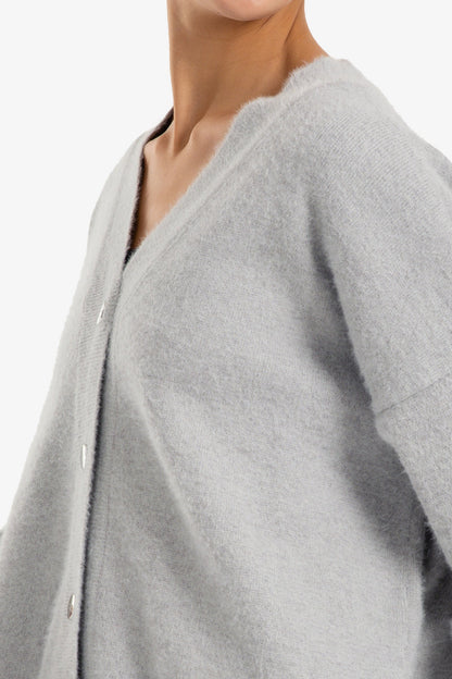 Relaxed V-Neck Cardigan