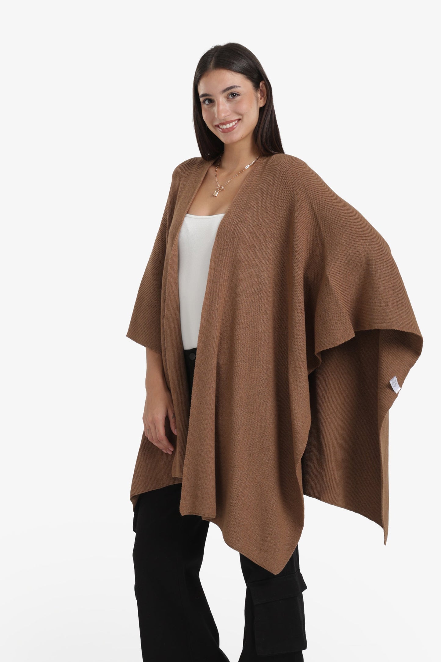 One Size Knitted Poncho