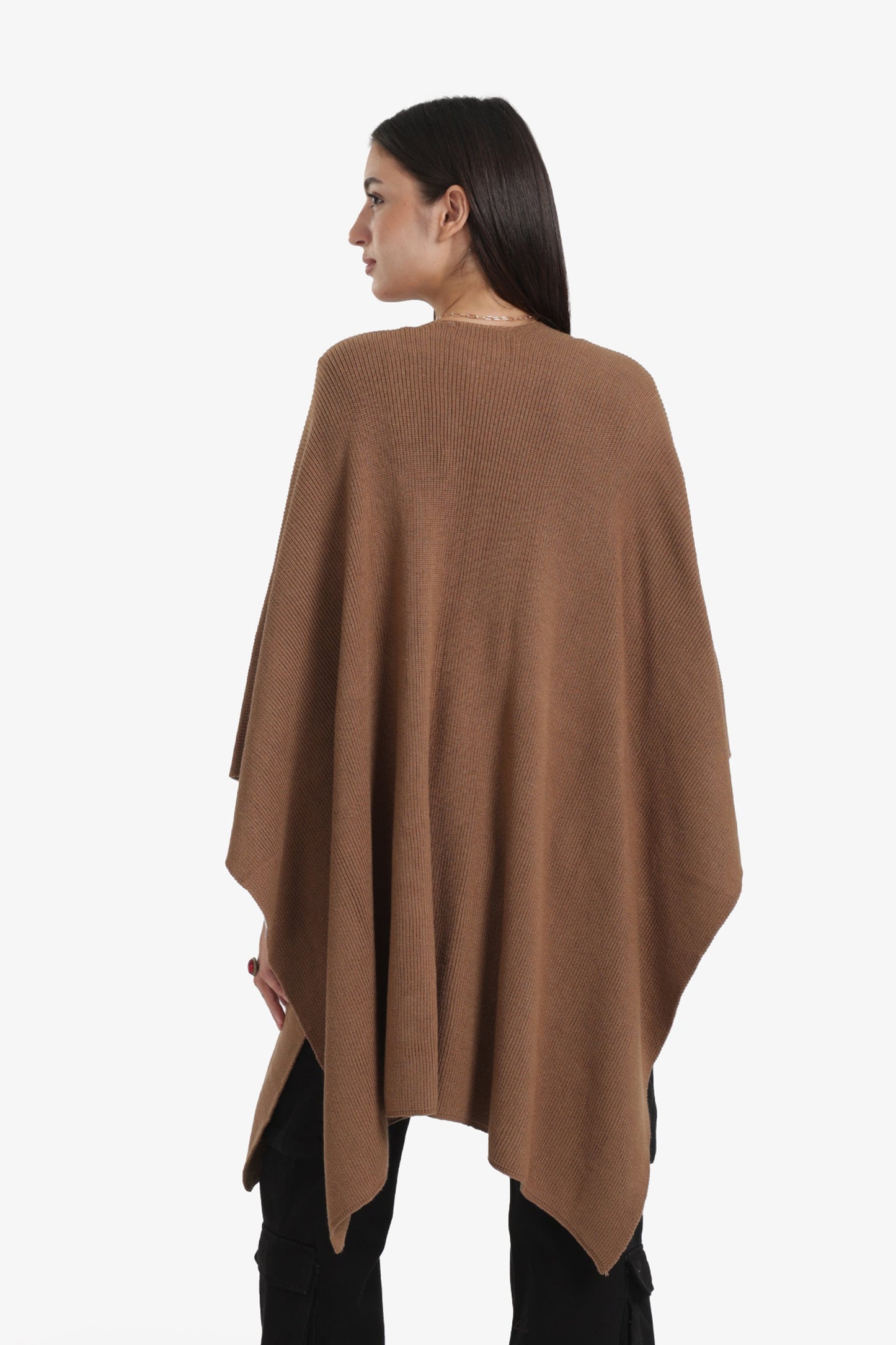 One Size Knitted Poncho
